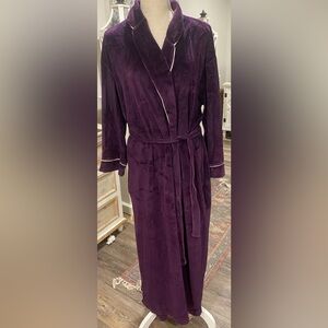 Dior Deep Purple Robe with White Label
